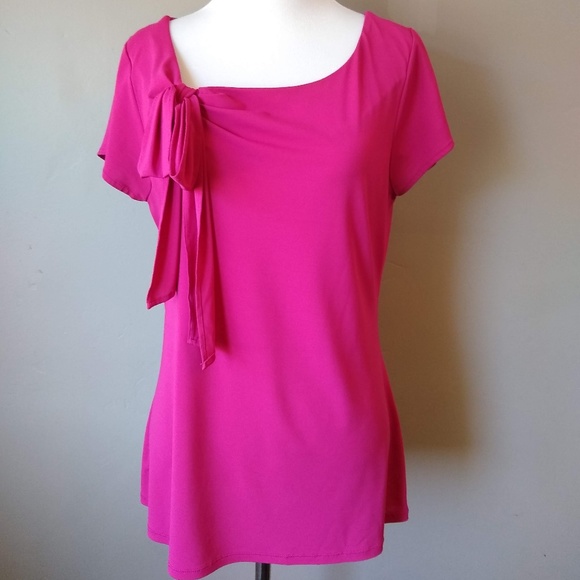 Banana Republic Tops - Banana Republic | Pink Short Sleeve Blouse